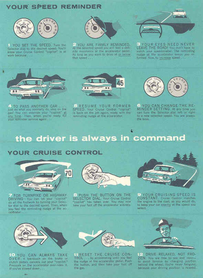 1960 Chevrolet Speed-Control Foldout Page 2